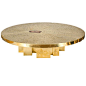 Circular Coffee Table, 1970, by Jean-Claude Dresse | From a unique collection of antique and modern coffee and cocktail tables at https://www.1stdibs.com/furniture/tables/coffee-tables-cocktail-tables/: