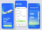 Flight booking by Anastasia on Dribbble