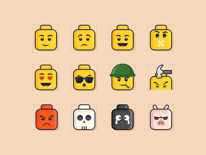 乐高标志emoji图片