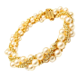 CARTIER  Pearl Wrapped Yellow Gold Bracelet@北坤人素材