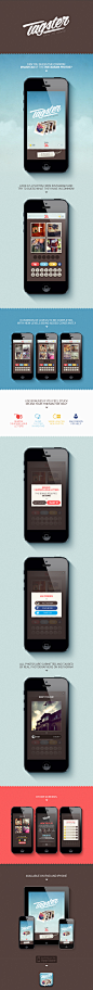 Tagster iOS App. on Behance #多火UI#