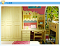 松堡王国 半书柜SP-J008S型号 芬兰松木 倒圆角工艺 儿童家具