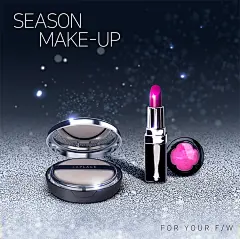 化妆品口红护肤品促销打折扣活动宣传海报广告banner设计素材模版 - 设汇