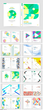 12款抽象时尚画册封面AI格式2021102 - 设计素材 - 比图素材网