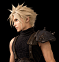 Cloud Strife Character Art from Final Fantasy VII Remake
