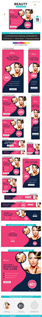 Beauty Banners - Banners & Ads Web Elements