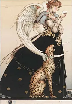 Michael Parkes ，美国魔幻现实主义画家、著名雕塑家、石版画艺术家。他风格鲜明，作品里充满了宗教和神话的神秘气息。 ​​​​