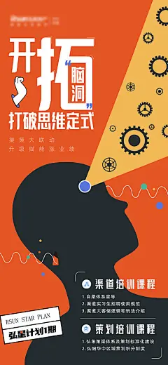 海报 地产 培训 计划 课程 思维 脑洞 