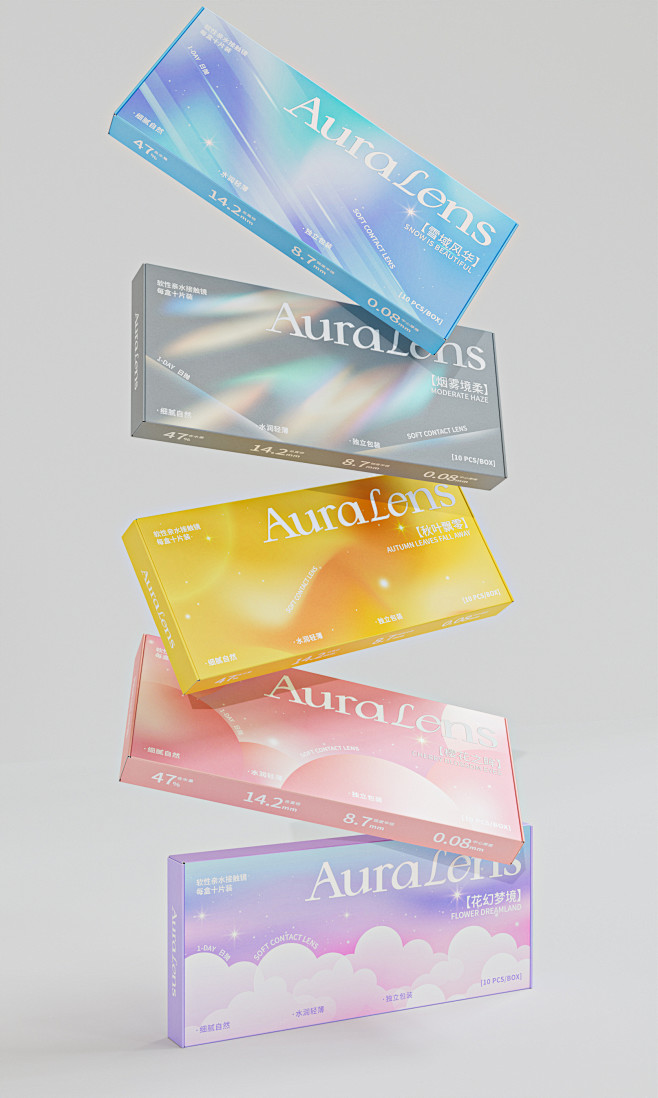 AuraLens｜美瞳品牌全案设计｜美瞳...