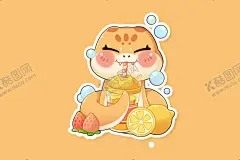 蛇年插画 【酷图网】蛇年插画,卡通,可爱蛇宝,创意卡通,蛇年元素,手绘卡通