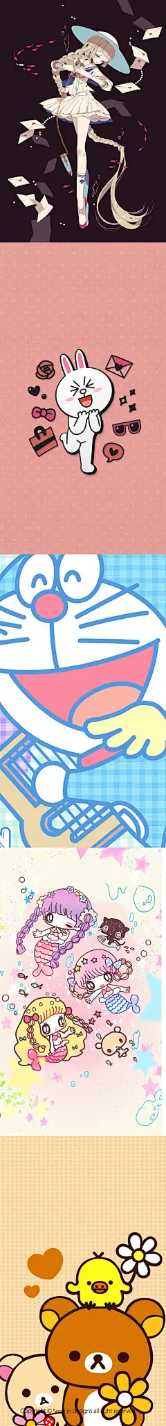 28500张软萌少女心手机壁纸少女头像电子图片素材超可爱Q版二次元-淘宝网