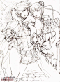 剑灵人物武器场景线稿原画合集【HA0008】-淘宝网
