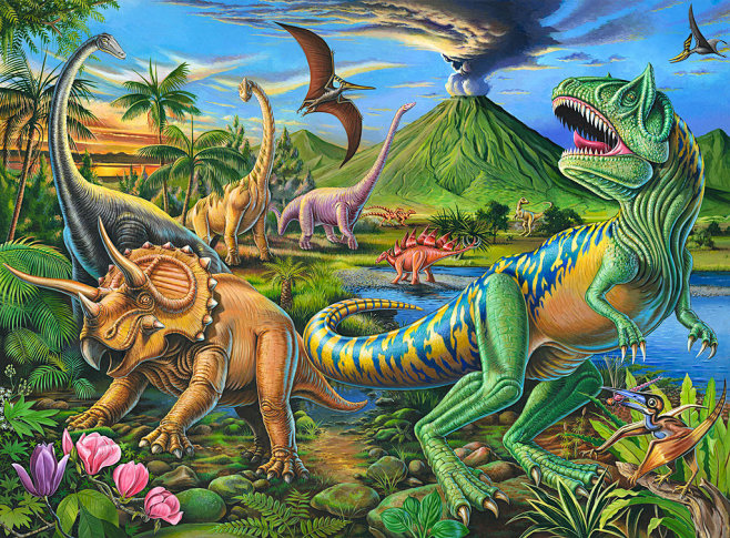 dinosaurscenebydoodlebat72