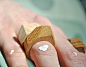 美国Ampersand工作室制作的木头戒指