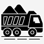 煤炭运输煤炭装载机煤炭开采 图标 标识 标志 UI图标 设计图片 免费下载 页面网页 平面电商 创意素材