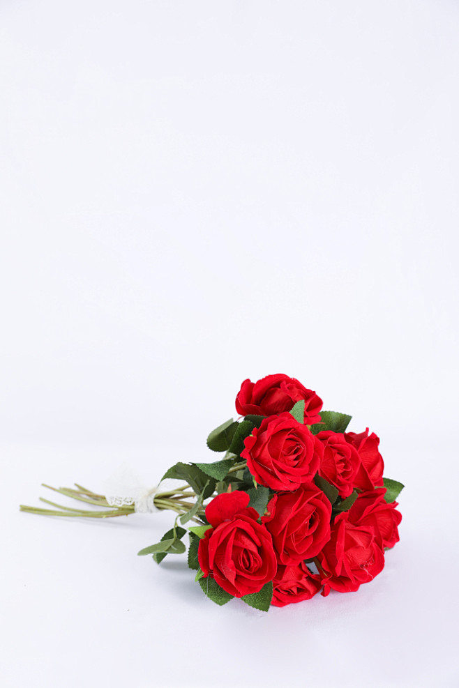情人节520婚礼玫瑰花束摄影图