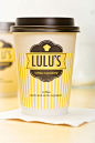 奶油黄的优雅：Lulu's蛋糕店品牌设计 #采集大赛#