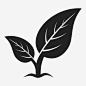 种植生长叶图标_88ICON https://88icon.com 种植 生长 叶 苗 芽 蔬菜