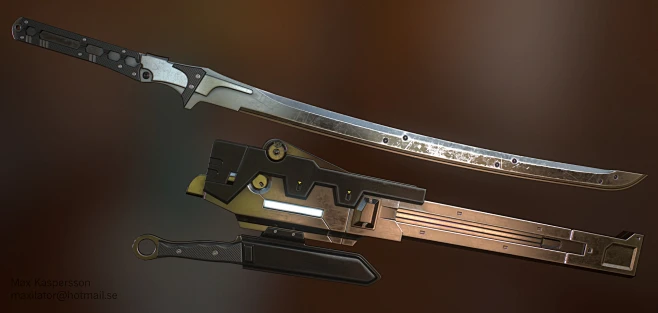 High Frequency blade and sheath, Max Kaspersson : Fan art of the high ...