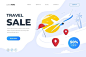 Travel sale landing page