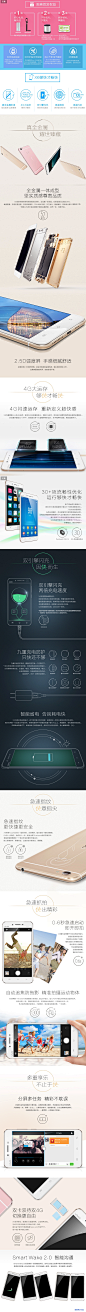 vivo X6超薄畅快4G 八核5.2英寸大屏指纹识别智能手机-聚划算团购