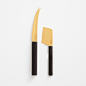 When cheese is not merely a course, but an occasion. This modern knife set is made to accompany both casual gatherings and formal dinners, and sets an elevated tone. Plated in gold, these pieces are made to be noticed. Quality craftsmanship is also key: T