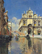 Rubens Santoro (Italian, 1859-1941) Venice ​​​​