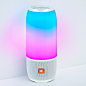 JBL Pulse3 音乐脉动3 炫彩蓝牙小音箱 音响 低音炮 便携迷你音响 音箱 防水设计 珍珠白