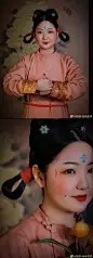 唐“三角髻”“双丫髻” -花瓣网