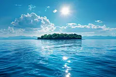 小岛旅游自然风景壁纸