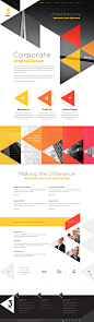 3Angle - Agency Creative HTML Template(1366 x 4692) #web#