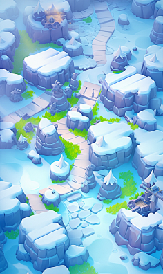 tai map-花瓣网|陪你做生活的设计师 | 竖版卡牌地图 (30)