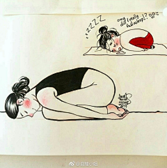 木易琳蓝采集到简笔画