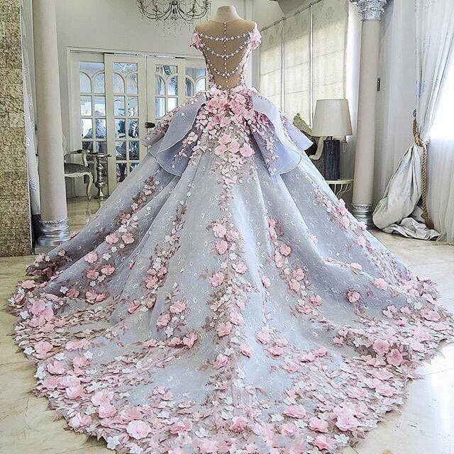 一生一次的婚礼就要梦幻的大裙摆