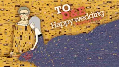 兜兜里的lost  的插画 新婚快乐D