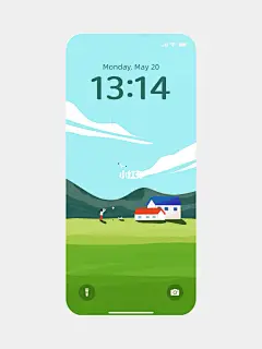 运营插画海报 宣传 手机壁纸 引导页 banner 风景 治愈系 手绘 节日