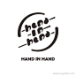  HANDINHAND烧烤Logo设计 