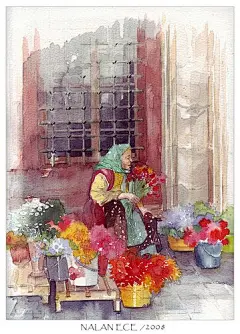 漂亮的水粉画作品欣赏