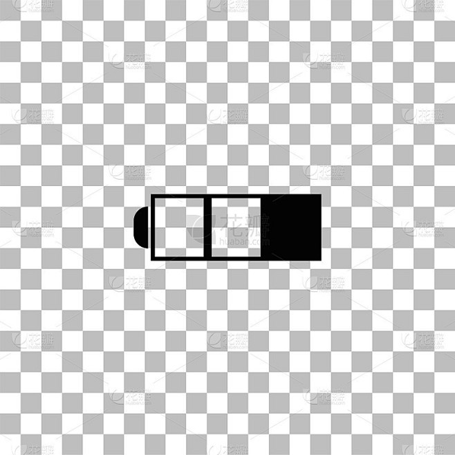 Battery icon flat