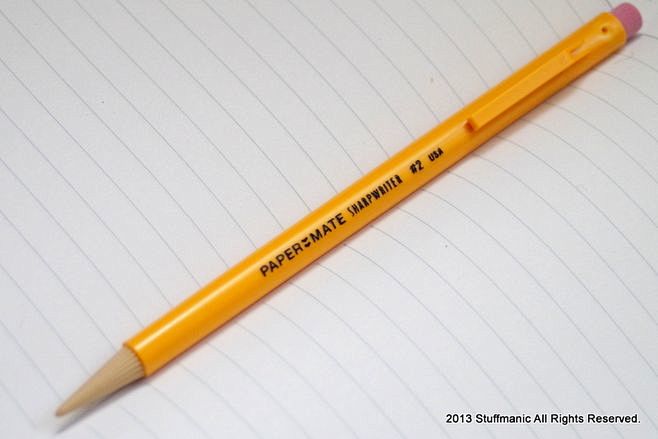 美国papermate比百美07旋转出芯自动铅笔活动铅笔
