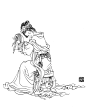 中国民间神话人物百幅白描图_花神_罗汉_梨园 :  观音一 观音二 玉女一 玉女二 梨园仙子一 梨园仙子二 梨园仙子三我们尊重原创者版权，除非我们确实无法确认作者以外，我们都会注…