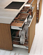 Grande capacité de rangement pour tiroirs de cuisine - Large storage capacity for kitchen drawers:: 