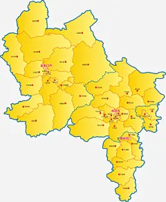 北京廊坊张家口区域地图 png素材