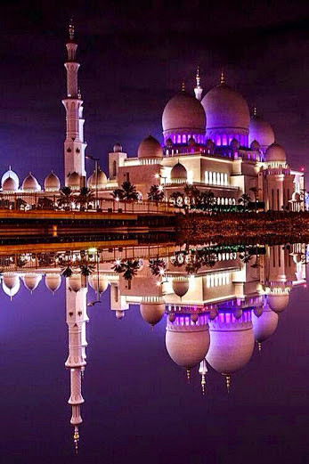 杜拜清真寺-阿聯酋。 #景点# #夜景#