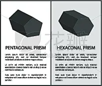 棱镜,六边形,五边形,海报,文字,几何形状,一个物体,现代,建筑业,等角投影