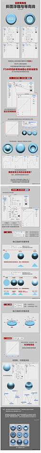 ps详细解析斜面浮雕和等高线原理_合成 修复 效果_技巧_Photoshop教程_设计教程 第一设计