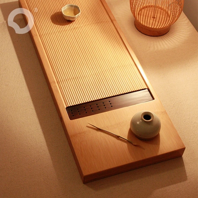 竹+ 【琴】竹整张茶盘 茶台茶海 可排水 创意购 展示 设计时代网-Powered by thinkdo3-花瓣网