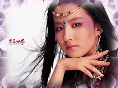 刘亦菲《完美世界》代言游戏高清壁纸桌面壁纸2