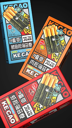 樱桃大丸子S采集到膨化食品包装