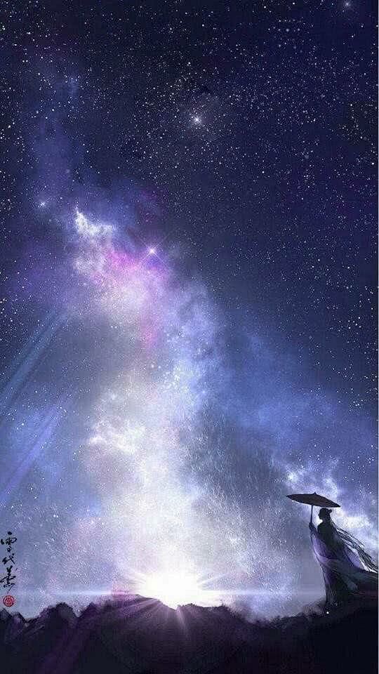 动漫星空背景图-兴趣部落